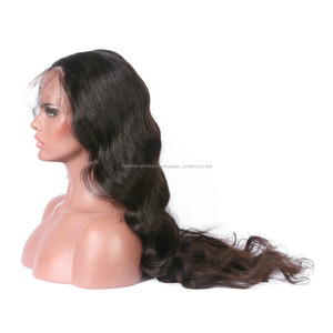 LM pelo de alta densidad 180 Peluca de cabello humano cuerpo Wave 360 LACE frontal con el pelo del bebé - Product Image 4