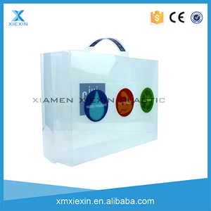Nuevo diseño claro bonita caja de zapatos PP bebé embalaje caja de zapatos con mango - Product Image 1