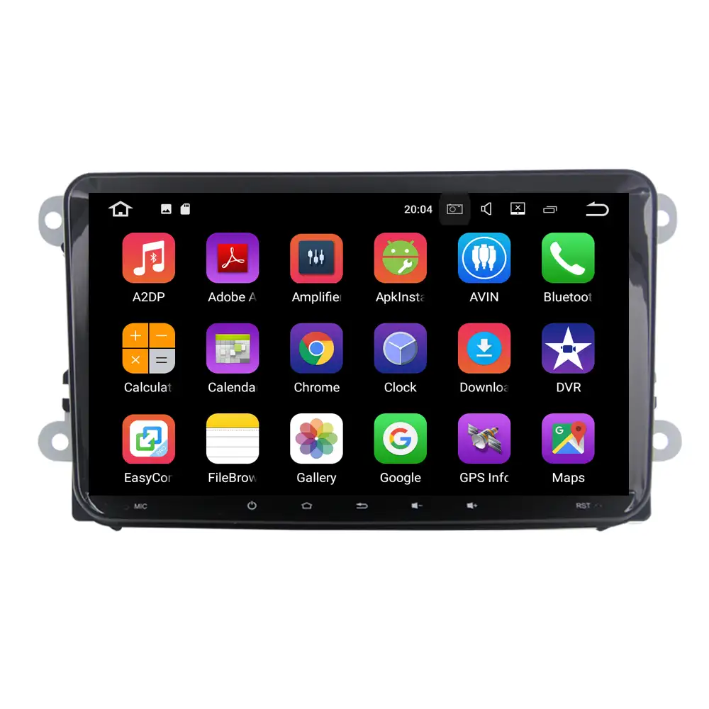 9 pollici full touch screen android car dvd player per vw polo/golf/passat con la radio di navigazione gps