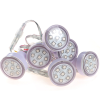 24V GS8206 WS2811 UCS1903 UCS2903 38mm 7 Led Pixel Rgb Points Attraction Ampoules Amusement Lumière