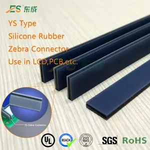 LCD To PCB Silicone Zebra Connector Conductive Silicone LED Strip