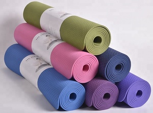 <span class=keywords><strong>Esterilla</strong></span> de yoga personalizada ecológica, material TPE, venta al por mayor de China, las mejores esteras de Pilates moradas, logotipo privado disponible - Product Image 3