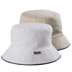 Bán Buôn 100% Bông Ngư Dân Cap Tùy Chỉnh Trống Và Trắng Ngoài Trời Mặt Trời Có Thể Đảo Ngược Xô <span class=keywords><strong>Hat</strong></span> - Product Image 3