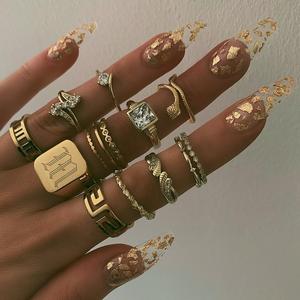 Inspire Jewelry 2019 Joyería de Oro al por Mayor Anillo de Sello Grabado Personalizado para Hombre Anillo de Sello con Inicial en Inglés Antiguo - Product Image 4