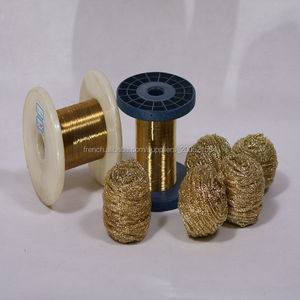 Fil rond en laiton de 0.15mm pour récureur de pot en laiton prix d'usine <span class=keywords><strong>WhatsApp</strong></span> - Product Image 1