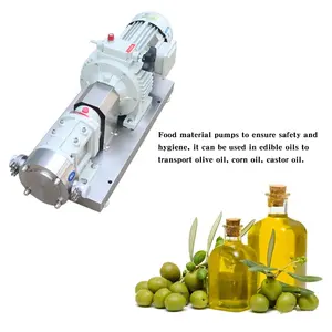 La regulación continua de la velocidad sanitarias cam rotor de la bomba de aceite de oliva aceite de maíz aceite de ricino viscoso de transporte