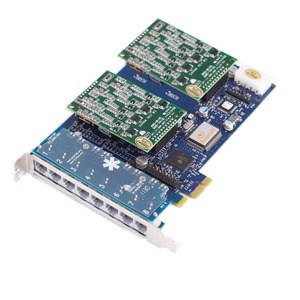 IIT AEX800 8 พอร์ต 8 FXS PCI-E อะแดปเตอร์ VoIP พร้อมระบบตัดเสียงสะท้อนสำหรับระบบ <span class=keywords><strong>Asterisk</strong></span>/FreePBX <span class=keywords><strong>IP</strong></span> PBX - Product Image 3