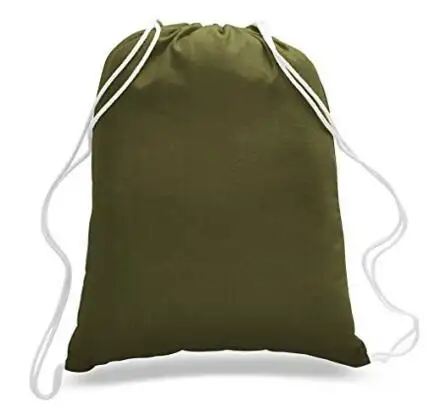 Economical Cotton Sport Drawstring Bags Cinch Packs by Tote Bag Factory