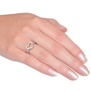 EE. UU. Venta caliente Modelos en línea Anillo de promesa de plata para mujer para pareja - Product Image 6