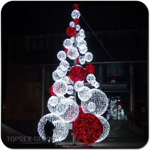 Fabrication de lampes de rue de Noël d'extérieur, grandes lampes décoratives de Noël pour arbres de Noël d'extérieur - Product Image 6