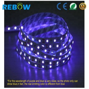 SMD3528 5050 60 pcs/m <span class=keywords><strong>UV</strong></span> 380 ננומטר 390 ננומטר 365nm 375nm 400nm 405nm <span class=keywords><strong>uv</strong></span> <span class=keywords><strong>led</strong></span> רצועת אורות