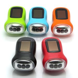 Mini extérieur étanche Camping randonnée main <span class=keywords><strong>Dynamo</strong></span> lampes de poche manivelle 3 LED solaire Rechargeable <span class=keywords><strong>lampe</strong></span> de secours - Product Image 1