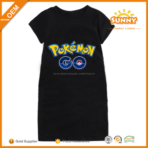 2016 Enfants Filles Robe Conception Poke Boule Enfants Robe Styles <span class=keywords><strong>Pokemon</strong></span> Aller - Product Image 4