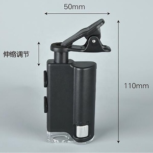 Mini Pocket <strong>Digital</strong> Biological <strong>Microscope</strong> LED Portable <strong>Microscope</strong> 60-100X Video <strong>Microscope</strong> Monocular Clamping on Phone YL-SBM007