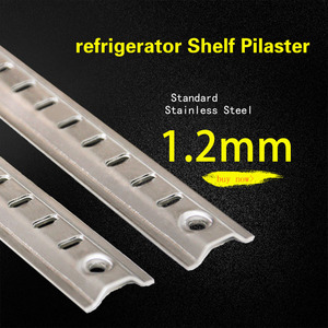 Bebidas aire pilastra Keyhole estante pilastra Acero inoxidable estante estándar pilastra - Product Image 1