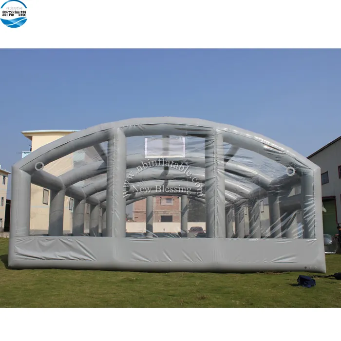 TPU/PVC חומר מתנפח אוהל טניס, טניס מתנפח כיפה, מתנפח טניס כיפת אוהל