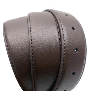 LQbelt cinturino in vera pelle con fori da uomo Pin Plate fibbia cintura senza fibbie nastro di cintura fabbrica - Product Image 3