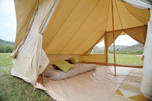 <span class=keywords><strong>Tente</strong></span> cloche <span class=keywords><strong>Touareg</strong></span> en toile de coton 100% 5x4m, glamping, imperméable, anti-moisissure, pour le camping en famille, tentes de plein air - Product Image 4