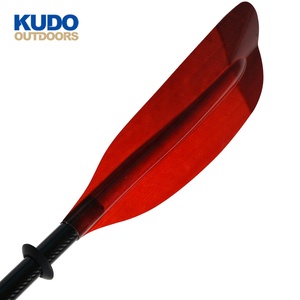 Toptan eğlence dayanıklı karbon Fiber kayık kürek ile Kayak için 10cm ayarlanabilir