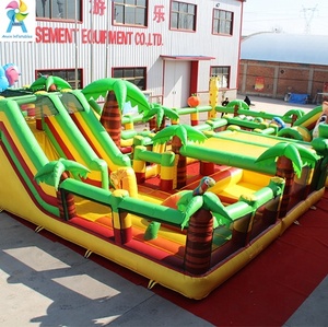 Château gonflable de conte de fées magnifique, château gonflable d'intérieur avec palmier - Product Image 3