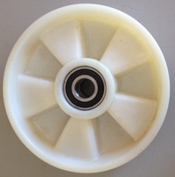 Roues de guidage en plastique nylon à haute capacité de charge, durables, 80x70/80X93/180x50/200x50 mm, pour chariot élévateur à palettes / chariot à roulettes