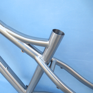 自転車部品GR9チタンRohloffスライディングドロップアウトOEMメーカーチタンmtbバイクフレーム最新隠しディスクブレーキ付き - Product Image 4