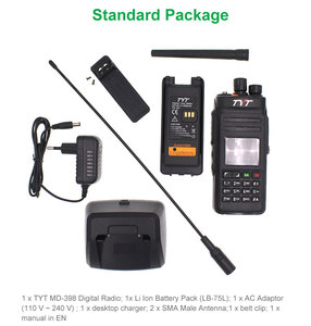 Nuovo Modello <span class=keywords><strong>TYT</strong></span> MD398/MD-398 DMR Digitale Portatile A Due vie radio/walkie talkie IP67 10Watt 400-470MHZ Mototrbo Fila I & II - Product Image 6