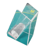Baccarat Transparent Acrylique 8 Carte de Jeu Support D'écart Jeter Supports