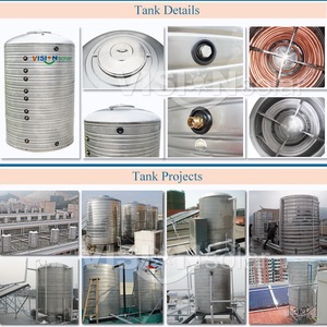 스테인리스 스틸 단열 온수 탱크 (열교환기 포함) - Product Image 5