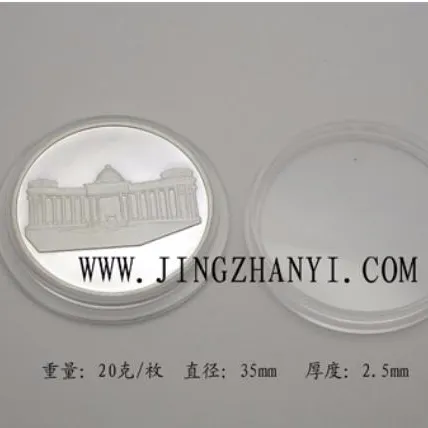 Jingzhanyi Jewelry Factory Coin design and manufacturing, Make Your Own Lucky Logo Custom Silver Coin,High quality coin design