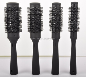 <span class=keywords><strong>Brosse</strong></span> à cheveux bruns, accessoire rond en céramique avec poils en <span class=keywords><strong>Nylon</strong></span> et Tourmaline - Product Image 5