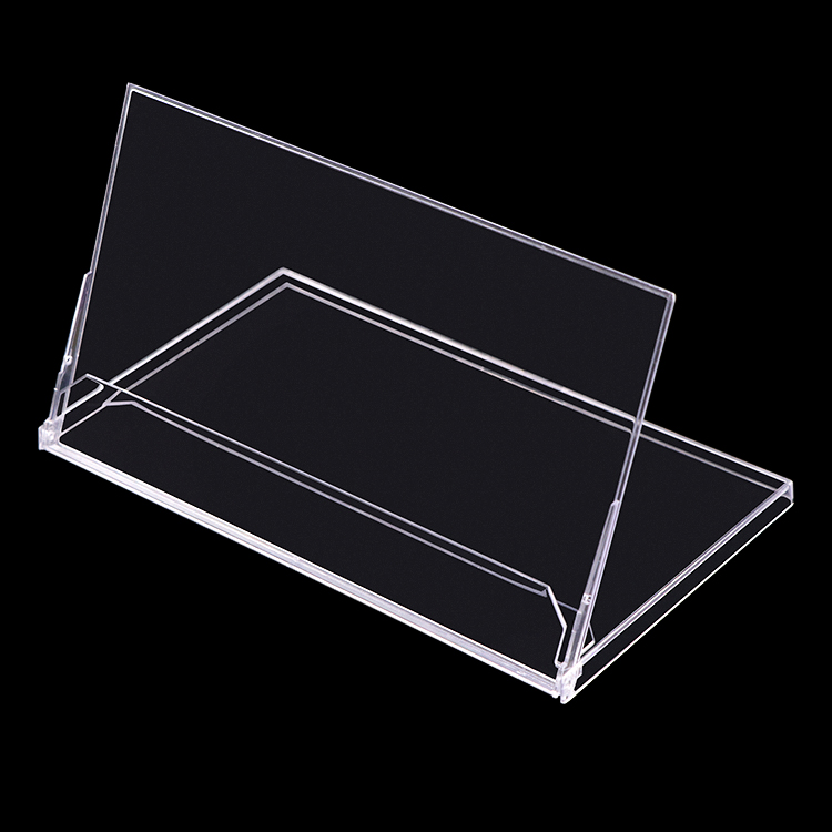 Пользовательский чехол для хранения пластиковый Настольный календарь коробка прозрачный пластик PS 7,5 дюймов Ландшафтный календарь чехол