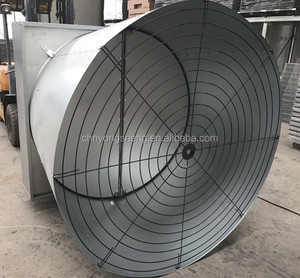 พัดลมระบายอากาศทรงกรวยฮอร์นข้อมูล1.1Kw 0.75Kw สำหรับฟาร์มสัตว์ปีก - Product Image 2
