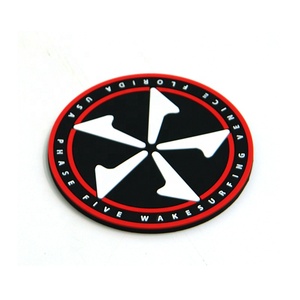 Branded Custom Logo Eco-Friendly Soft PVC Round 10cm Diameter Coaster Cup Mat