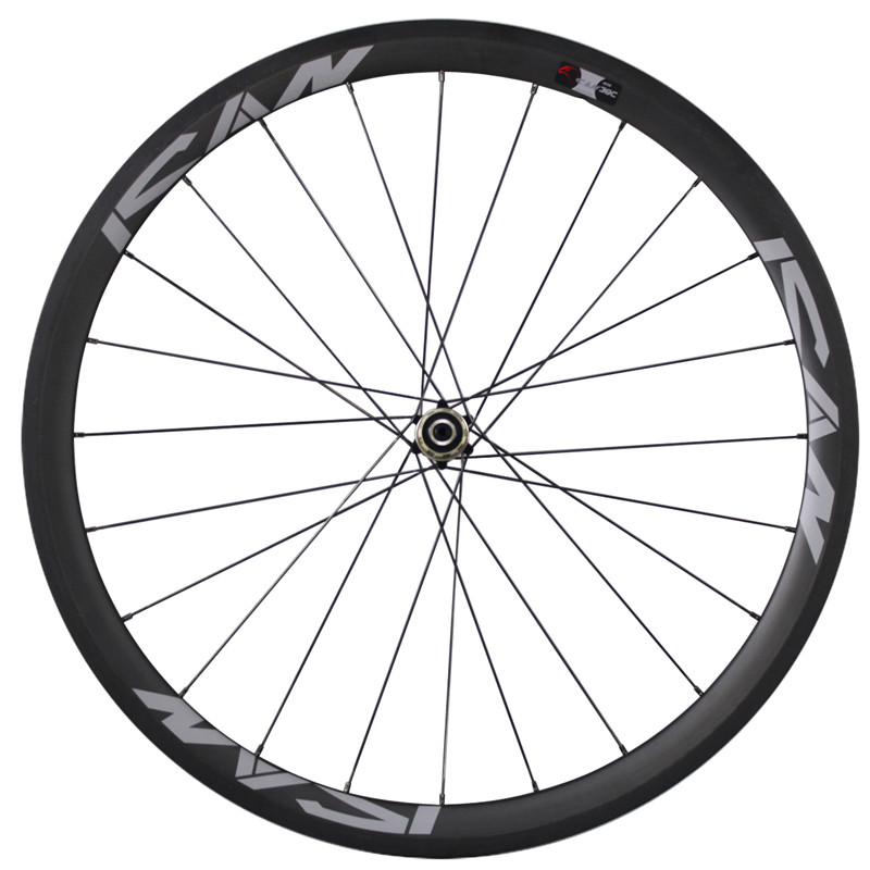 38mm Clincher Toray Carbon Wheelset With Novatec Hub & Sapim