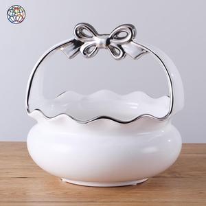 Cuencos de cerámica de superficie lisa, exquisitamente hechos y plateados, venta al por mayor, cuencos blancos de gran tamaño - Product Image 2