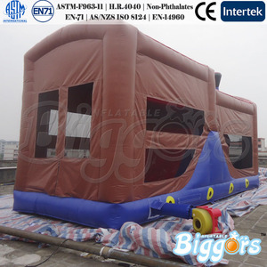 el placer de tren <span class=keywords><strong>casa</strong></span> de brinco inflables para los chiquillos - Product Image 4