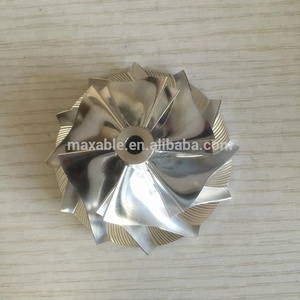 <span class=keywords><strong>GT3071R</strong></span> 51.17/70.98Mm 6 + 6 Lưỡi Hiệu Suất Cao Racing Turbo Tăng Áp Phay/Nhôm 2618/Phôi Máy Nén bánh Xe - Product Image 4