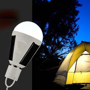 Tragbare solar betriebene LED-Lampe Not lampe Wiederauf ladbare IP65 Wasserdichte LED-Solar lampe für Camping Home Outdoor Fishing