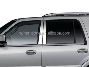 Pour 1997-2017 Ford <span class=keywords><strong>Expedition</strong></span> Acier Inoxydable Chrome Fenêtre Pilier Post Garniture 6PC - Product Image 4