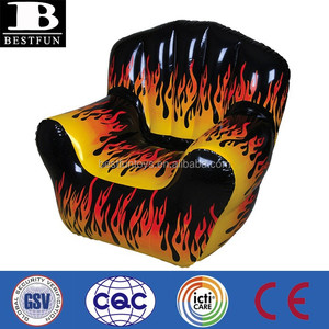 Çin fabrika dayanıklı PVC şişme alev sandalye vinil taşınabilir plastik havaya uçurmak hava koltuk tek kişilik oturma odası kanepe mobilya - Product Image 2