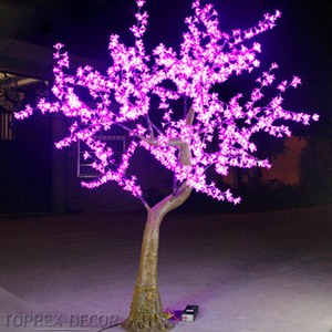 <span class=keywords><strong>Luces</strong></span> Navideñas Profesionales Personalizadas de 2.5 M, Árbol de Flores de Cerezo Artificial con <span class=keywords><strong>Luces</strong></span> LED Blancas para Exteriores - Product Image 3