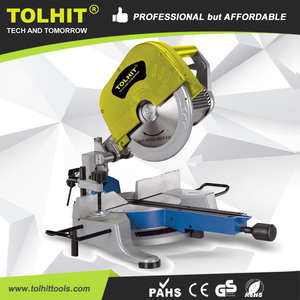 TOLHIT 220V 1600W Motor de inducción Industrial de aluminio/máquina de corte de madera cabeza desmontable Sierra <span class=keywords><strong>ingletadora</strong></span> deslizante 255mm 10 pulgadas - Product Image 2