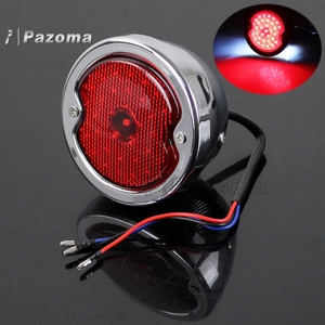 Moto In Acciaio Inox Lucido 12 V Luce di Coda per Ford Modello di Auto pick-up E Carri 1933-1936 - Product Image 1