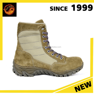 Style américain vert <span class=keywords><strong>militaire</strong></span> hiver en cuir voler bottes gros - Product Image 3