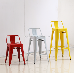 Haute qualité peut être personnalisé <span class=keywords><strong>bar</strong></span> en plein air en métal <span class=keywords><strong>chaise</strong></span> à dossier haut - Product Image 5