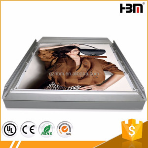 Aluminio tablero de la muestra se <span class=keywords><strong>abren</strong></span> de golpe tela caja de luz led para el centro comercial - Product Image 2