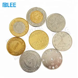 OEM münze hersteller billige kunden verschiedene metall verschiedene größe waschmaschine münze/arcade token münzen