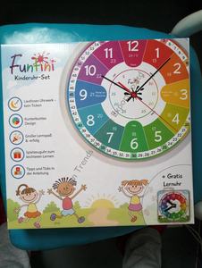 Bestseller 12Inch Fun Kind Kinderen Vertellen Tijd Stille Kinderkamer Educatief Onderwijs Leren Wandklok - Product Image 6