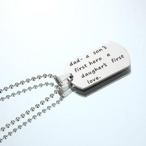 Il primo eroe di papà un figlio, il primo amore di una <span class=keywords><strong>figlia</strong></span>' collana con ciondolo per il <span class=keywords><strong>regalo</strong></span> del giorno del papà - Product Image 3